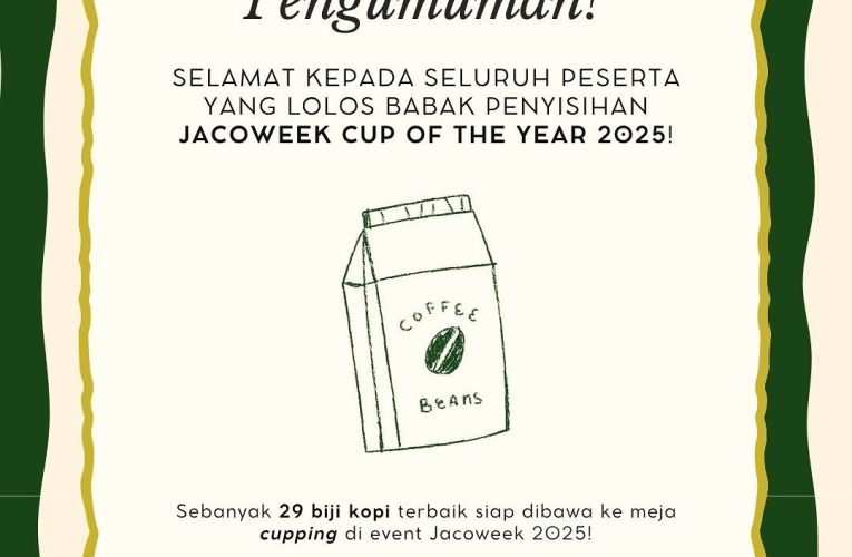 Merta Kopi : Kiprah Dadan Muhammad Ramdani Lolos Kurasi Nasional Jacoweek Cup of The Year 2025