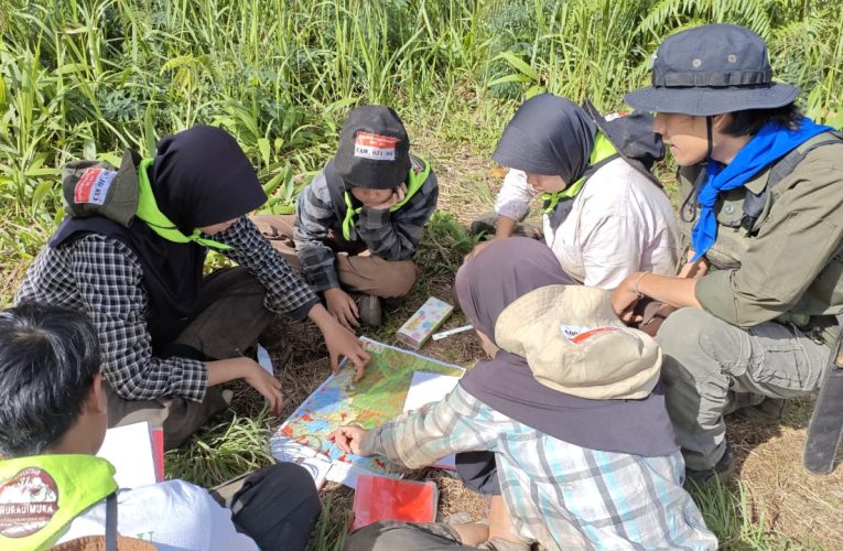 Puluhan Pelajar SMAN 3 Kuningan Ikuti Navigasi Darat Candradimuka