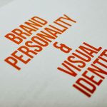 marketing slogan on paper