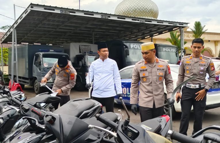 10 Hari Ramadhan, Polisi Amankan Sajam Dan Ranmor di Kawasan Jalan Lingkar