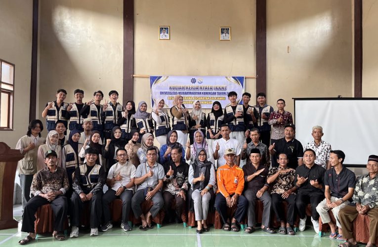 Mahasiswa KKN UM Kuningan di Desa Jamberama Paparkan Program Kerja, Perkuat Kolaborasi dengan Masyarakat