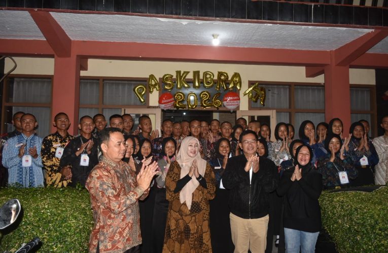 Buka Pusdiklat Capaskibraka 2026, Wabup Tuti, “Gagah di Lapangan, Teladan di Masyarakat”