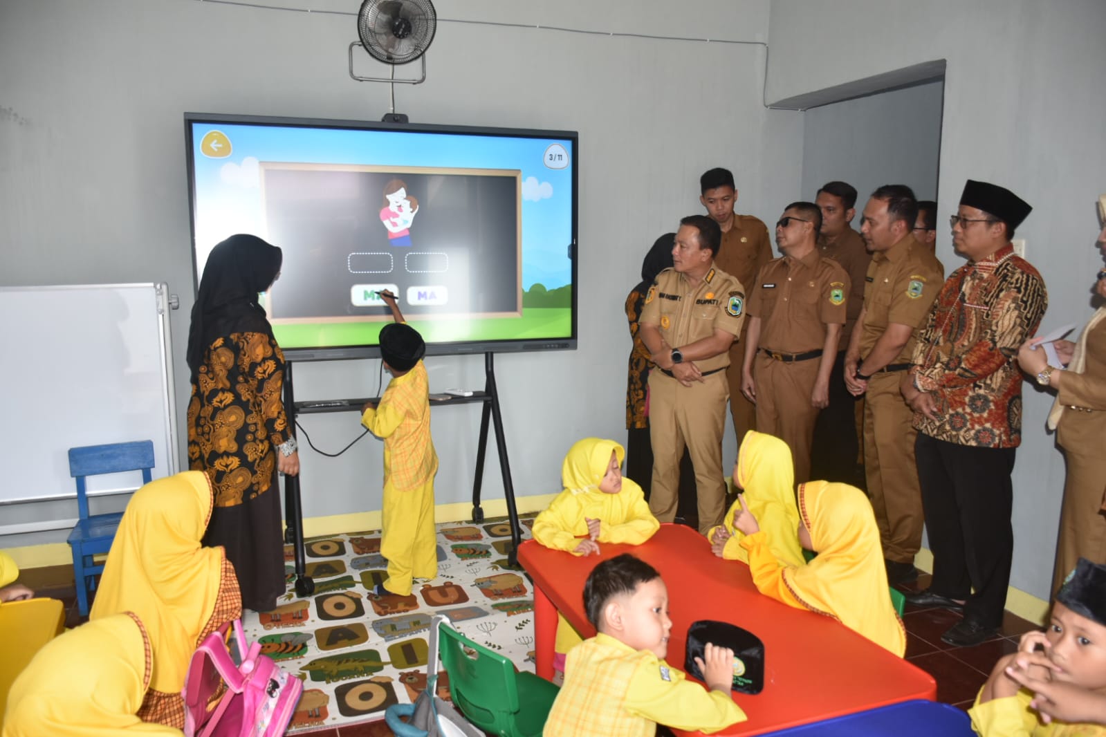 Kuningan Peringkat 2 Jawa Barat Penerima Revitalisasi Sekolah, Bupati Dian Tinjau Hasil Pembangunan di TKIT Al-Fattah